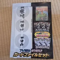 ポケモンカード　ブラックボルト　ホワイトフレア　カードファイルセット