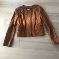 ブラウンレザージャケット
