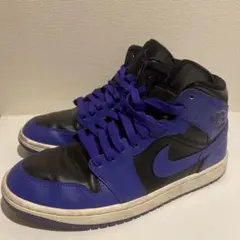 Air Jordan ハイカットスニーカー US 10 ブラック/パープル