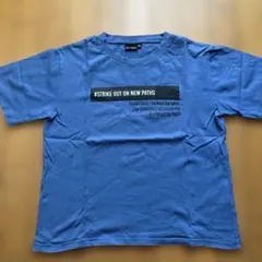 グラフィックTシャツ　青