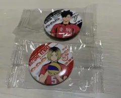 ハイキュー‼︎ くら寿司　缶バッジセット　黒尾　研磨