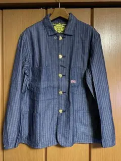 TCB jeans catharttカバーオール インディゴ ヘリンボン 40のサムネイル