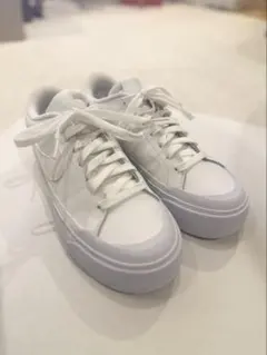 Nike Court Vision Low 24cm ホワイトスニーカー コート