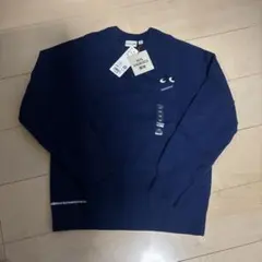 新品タグ付きANYA HINDMARCH ネイビーセーター 160 ユニクロ