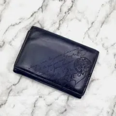 極美品 ベルルッティ インブイア スクリットレザー カードケース 名刺