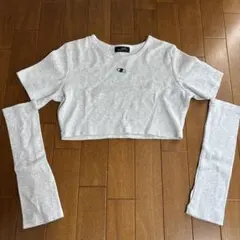SLOPPY アームウォーマー付きトップス