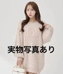 お値下★Darich DDロゴツイードニットプルオーバー