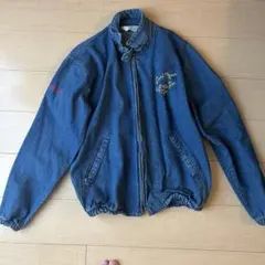 美品 サンタフェ デニムジャケット スウィングトップ ハリントン 