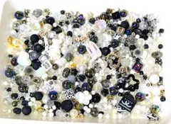 a*y様 【500g越え】カスタムボールペン ファンシービーズ まとめ売り 白黒