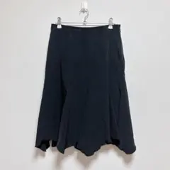 ロートレアモン　スカート　フレア　マーメイド　アシメ　黒　オフィス　シンプル