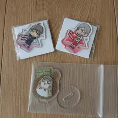 ハイキュー!!灰羽リエーフ 宮 治 木兎 光太郎　ダイソーセリア　アクリミニ