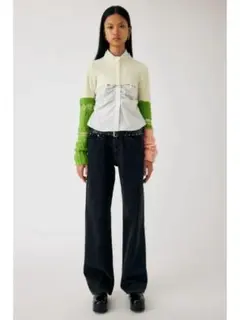 MOUSSY 90S LOWRISE BLK STRAIGHT 26インチ