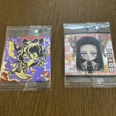 鬼滅の刃ウエハース　ディフォルメシール　胡蝶しのぶ　胡蝶カナエ