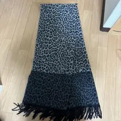ヒョウ柄 マフラー