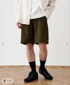 B.C STOCK ストレッチスプリングショートパンツ　カーキのサムネイル