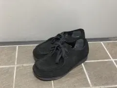 ブラック スエード モカシン