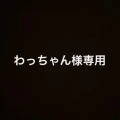 わっちゃん様 専用