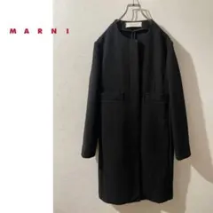 MARNI ロングコート マルニ MARNI ロングコート ブラウン - メルカリ