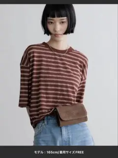 ローリーズファーム シアーボーダーTシャツ