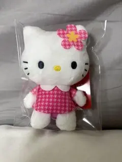 Myハローキティ　マスコット タイトー限定　カオハナキティ　お花　キティ
