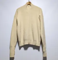 ユニクロユー ルメール メリノブレンドフルジップセーター ドライバーズニット L