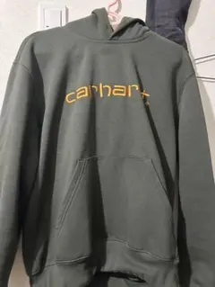 carhartt オリーブグリーン フード付きパーカー