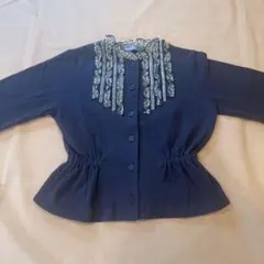 美品　ファミリア　カーディガン