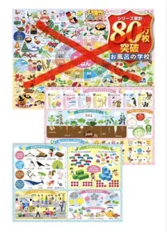 お風呂の学校 知育ポスター 2枚セット