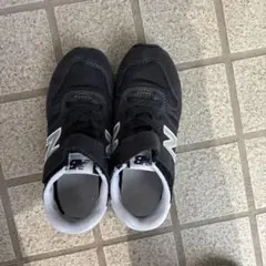 New Balance 574 スニーカー 18.5cm ブラック