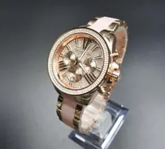 新品 煌めく文字盤 マイケルコース ローズゴールド