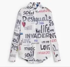 SALE 新作　未使用タグ付き　Desigual デシグアル　プリントシャツ
