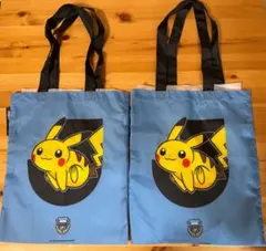 2枚セット 川崎フロンターレ ピカチュウ イルカマン コラボ トートバッグ