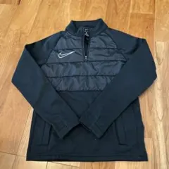 Nike DRI-FIT ブラックハーフジップジャージ XS