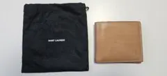 Saint Laurent サンローラン✨2つ折り財布✨カサンドラ✨ベージュ✨のサムネイル