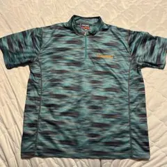 スポルディング【3L】ハーフジップtシャツ メッシュ　大きいサイズ