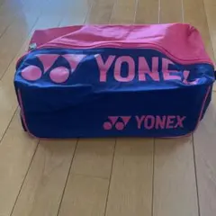 YONEX シューズケース　ピンク ネイビー