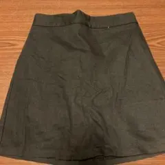 黒デニム風スカート