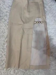 ZARA ベージュ ロングスカート Mサイズ
