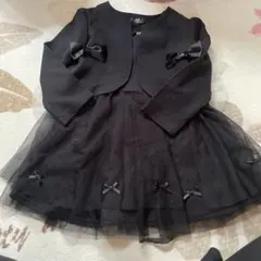 ブラックフォーマルドレス＆ジャケットセット