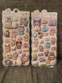おしりシール　ぷにぷにシール　ラブブ　2枚セット✨