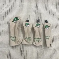 Malbon Golf ゴルフ ヘッドカバー 4 点セット1+3+5+UT