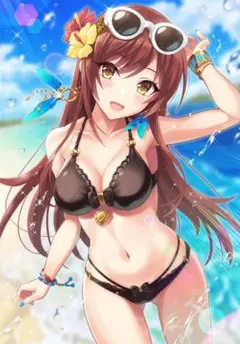 アイドルマスター　大崎甘奈　うらびより　水着　B2タペストリー