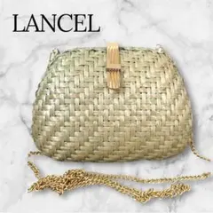 ロデム様専用 LANCEL ランセル ラタン チェーンかごバック 鞄のサムネイル