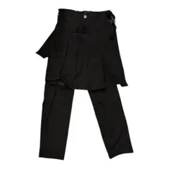 Embroidered Foldover Waist Wide Slacks - メルカリ