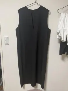 un dix cors スリットネックジャンスカ　ブラック