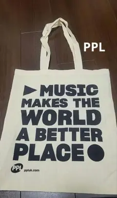 美品　レア　​UK インポート トートバッグ PPL 音楽エコバッグ フェス