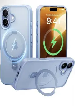 CASEKOO MAGICSTAND ライトブルー iPhone17ケース