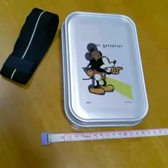 ミッキーマウス　アルミ　弁当箱　Disney　小物入れ