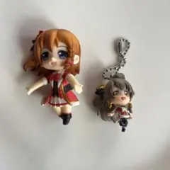 ラブライブ 南ことり　フィギュアチャーム ねんどろいどぷち 高坂穂乃果