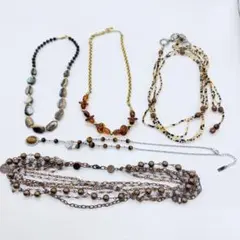 ネックレス レディース アクセサリー カラーストーン エスニック 衣装 B